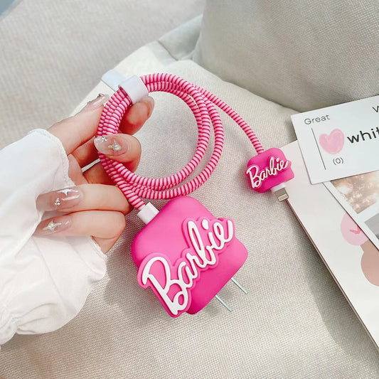 Protector de Cargador de Iphone Barbie - TENDENCIA