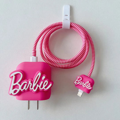 Protector de Cargador de Iphone Barbie - TENDENCIA