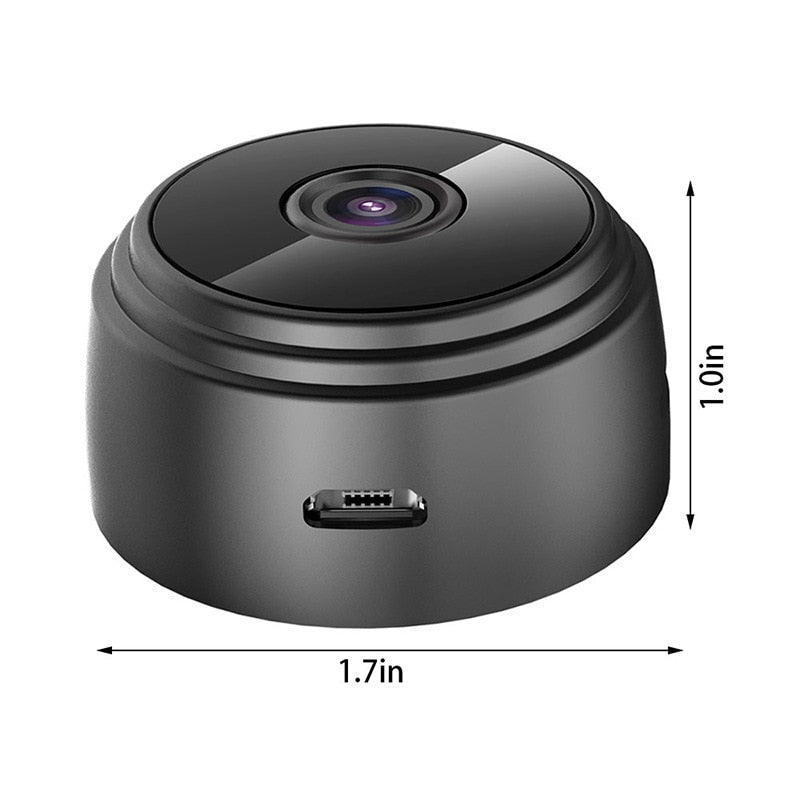 A9 Mini Camara de vigilancia  IP WiFi HD 1080p  Vision nocturna